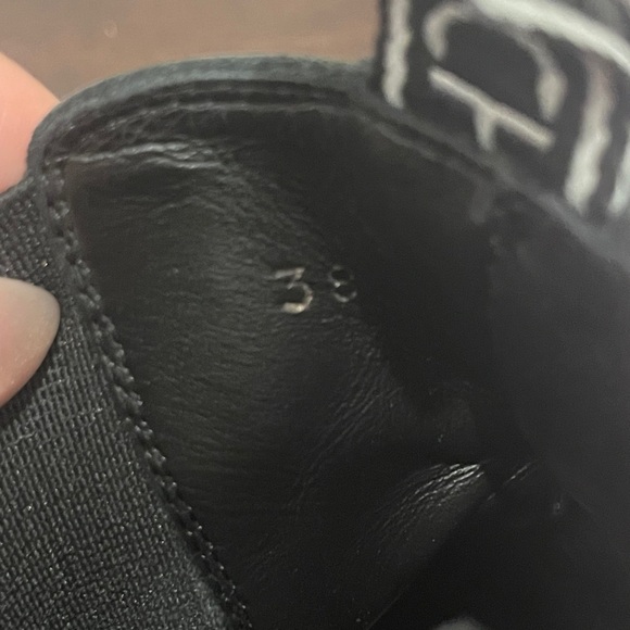 Voile Blanche Black Leather Chelsea Ankle Boots Size 8 - Picture 10 of 11